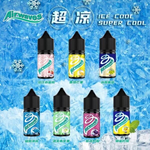 Airwaves煙油 極酷嗆涼口香糖|冰釀葡萄|紫冰野莓|多汁水蜜桃|香甜芒果|清爽青蘋果|蜂蜜檸檬