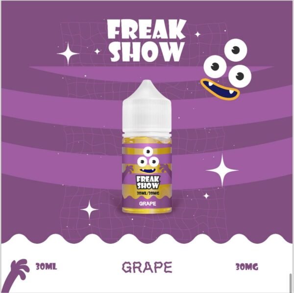 freakshow 怪物秀30ml小煙油 荔枝冰|西瓜冰|情人果|紫葡萄|藍莓冰|水蜜桃|奇異果|檸檬|蘋果石榴|愛文芒果：圖片 7